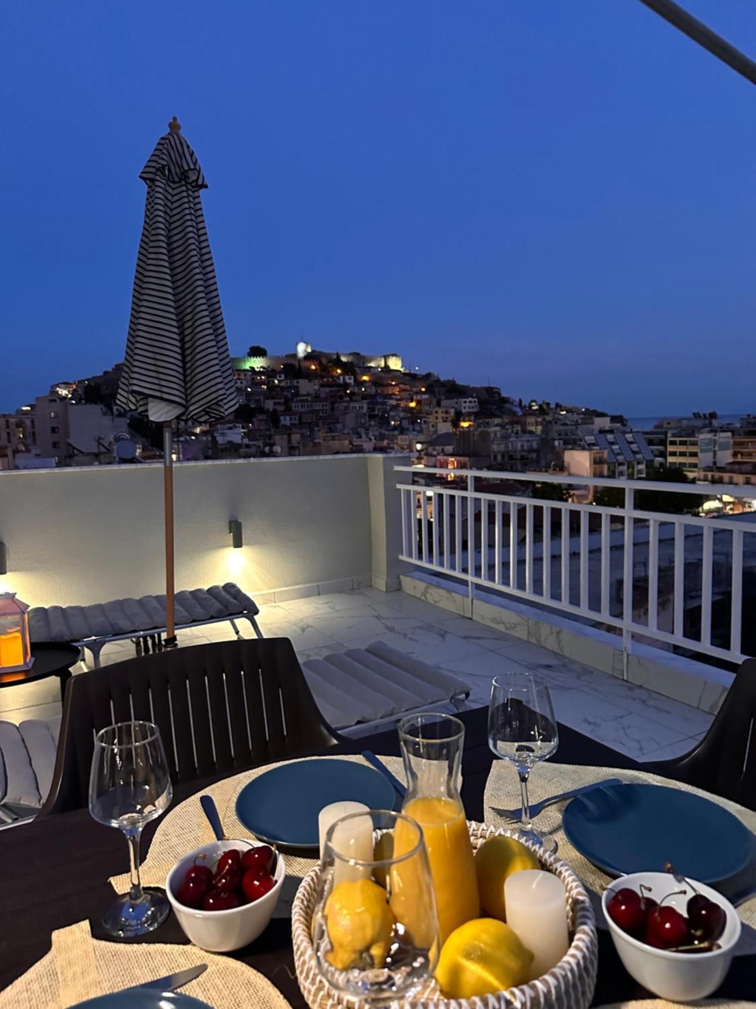 Vista Kavala Center Apartment ภายนอก รูปภาพ