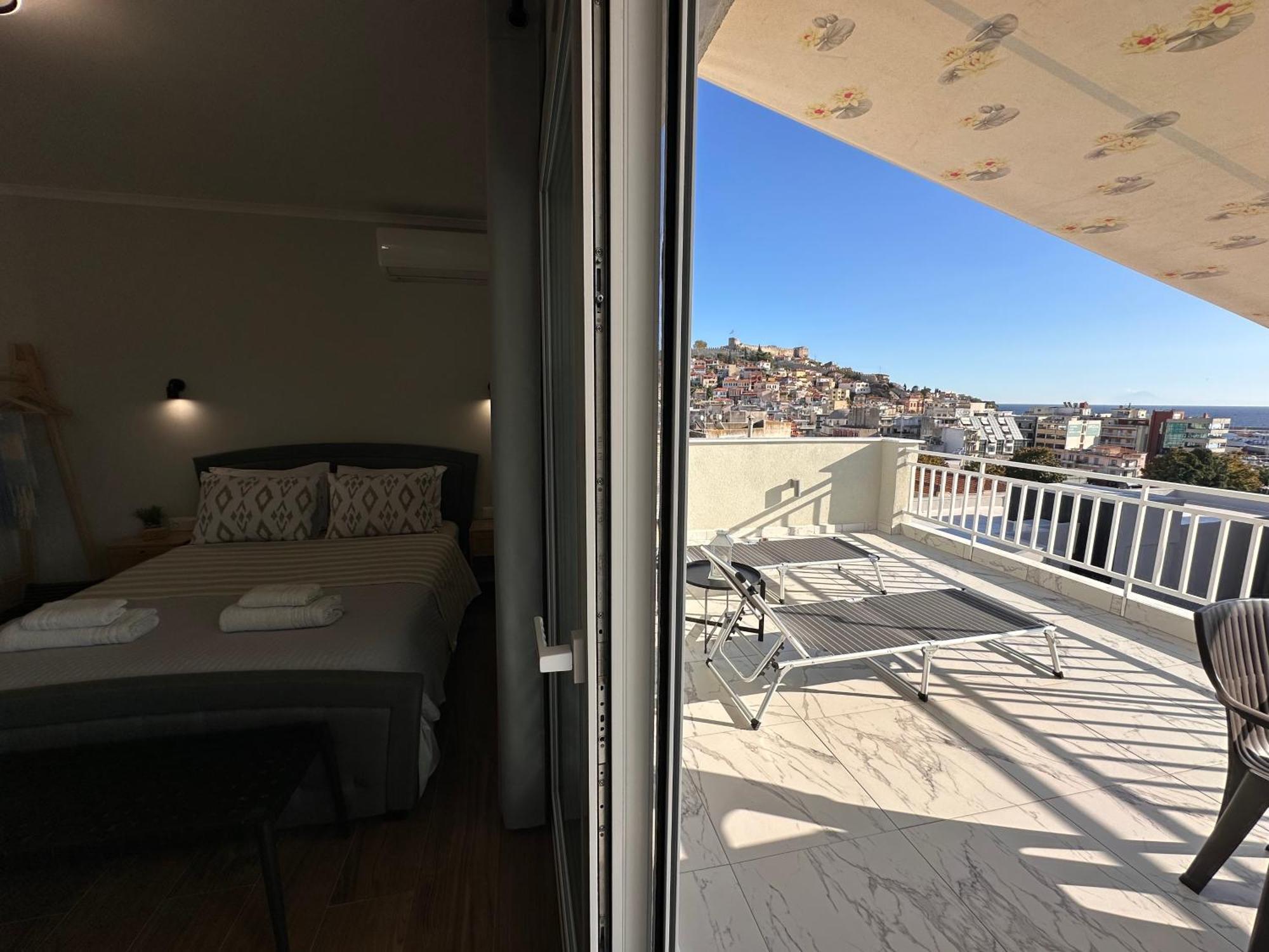 Vista Kavala Center Apartment ภายนอก รูปภาพ